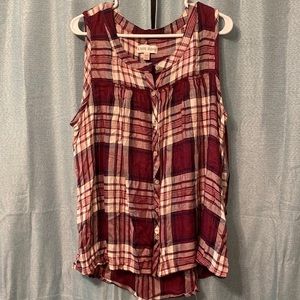 •2/$30• Plaid Women’s Tank